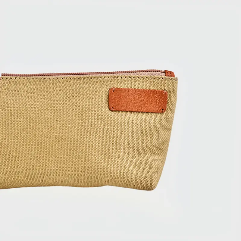 Upcycled Canvas & Leather Amenity Kit